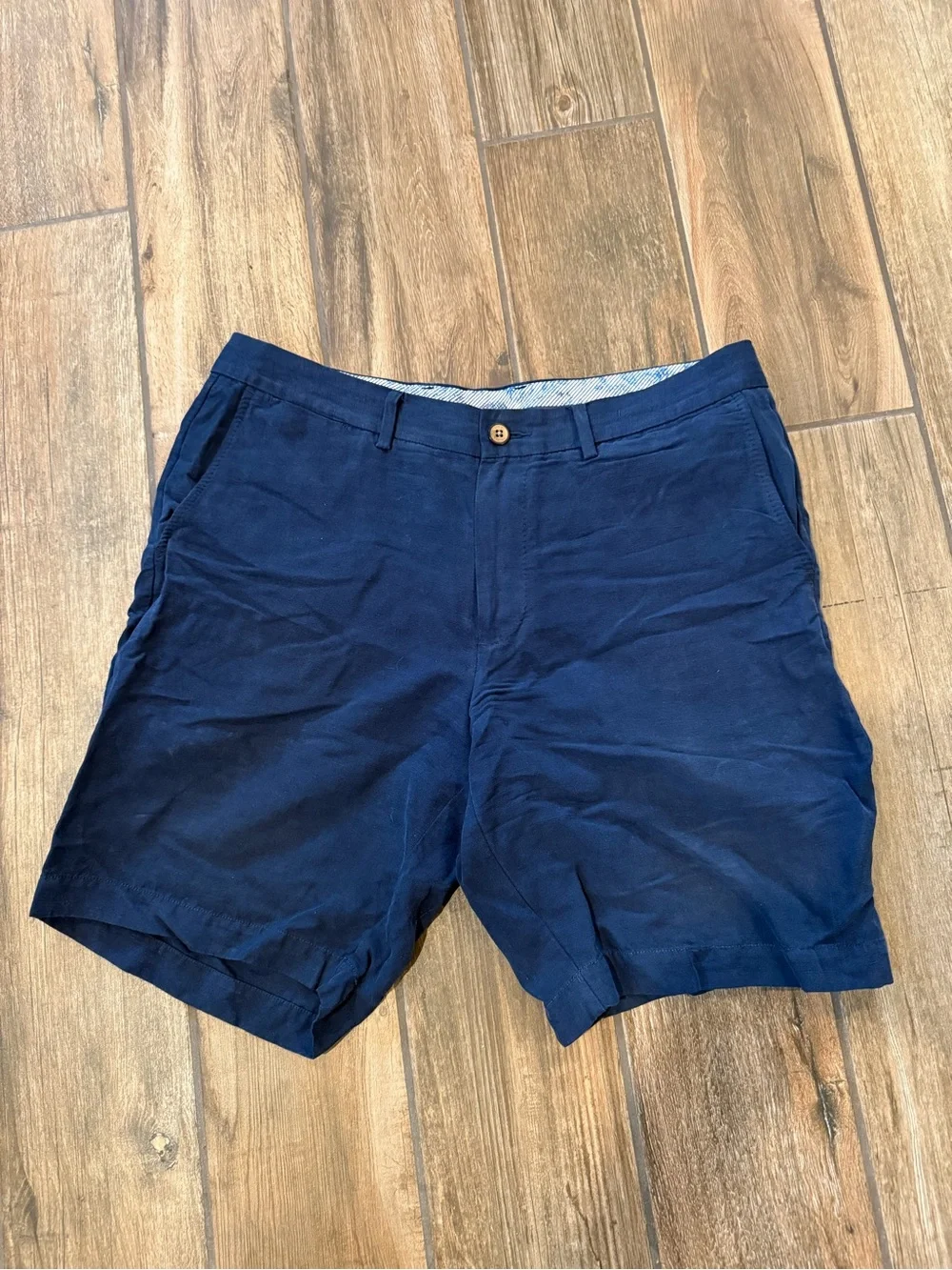 Tommy Bahama Navy Flat Front Men's Shorts